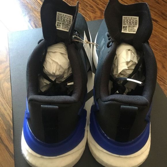 ADIDAS Response Super Boost Mens Running Shoes Black Blue Green Size 11.5 NWT - Picture 7 of 16